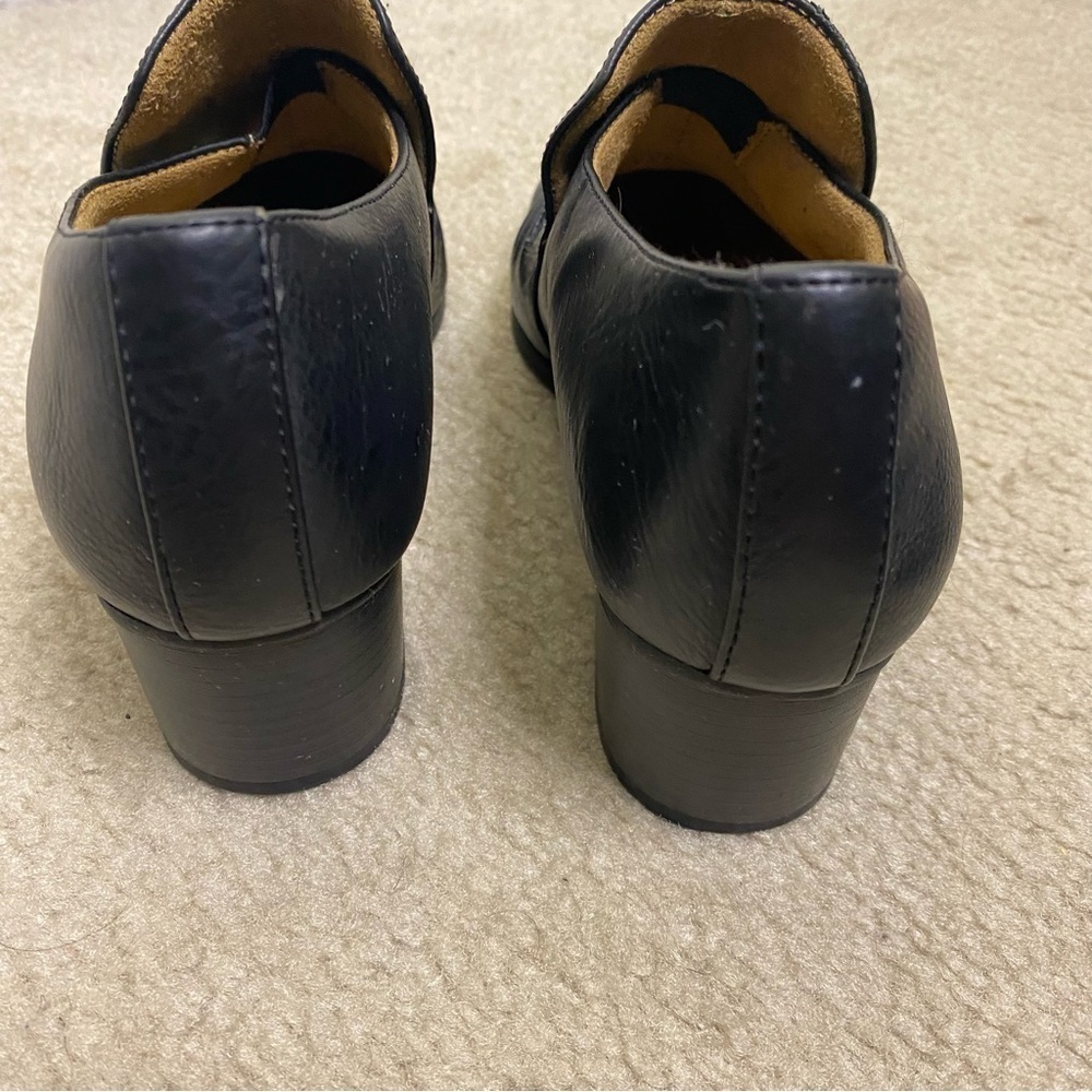 Natural soul STAR heeled slip on Shoe Bootie Size 7.5 black - Picture 6 of 9